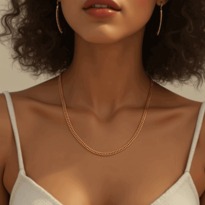 Eine Goldkette in Rotgold günstig kaufen