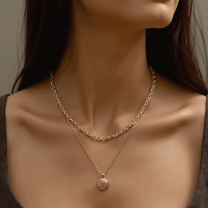 Eine Panzerkette 1,8 mm aus 585er Gold kaufen - Joyes Boutique