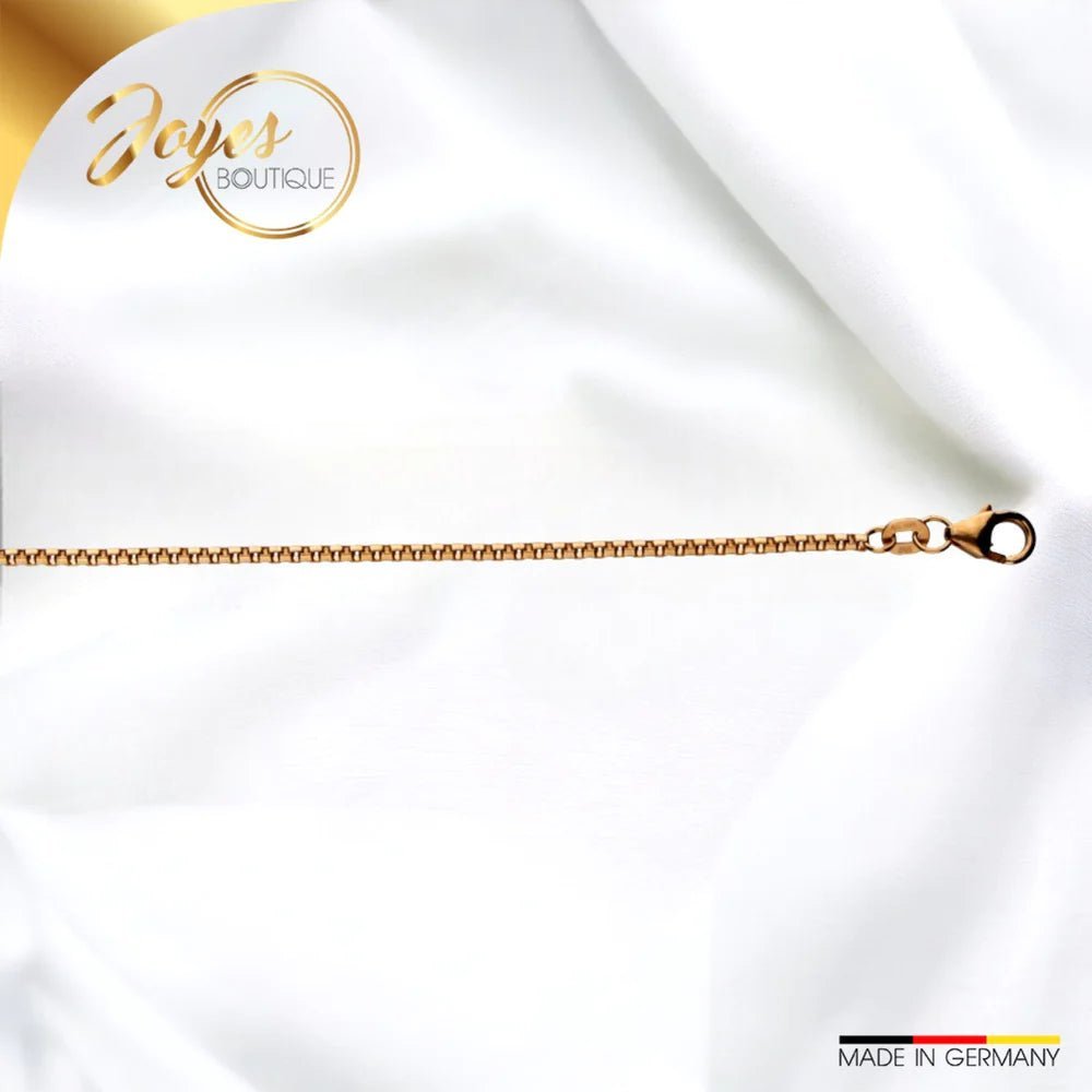 Die Eleganz von JB Collier Damen Veneziakette: Eine zeitlose Schönheit in Rotgold 585 - 14 Kt - Joyes Boutique