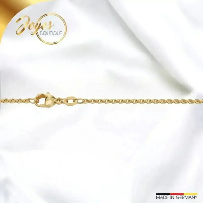JB Edle Goldkette Ankerkette rund 750 - 18 Karat Gold 38 cm 2,0 mm: Zeitlose Eleganz in Perfektion - Joyes Boutique