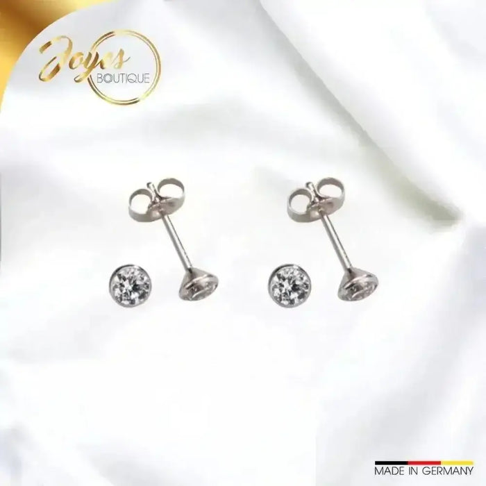 Creolen Ohrstecker in Weißgold wofür - Joyes Boutique