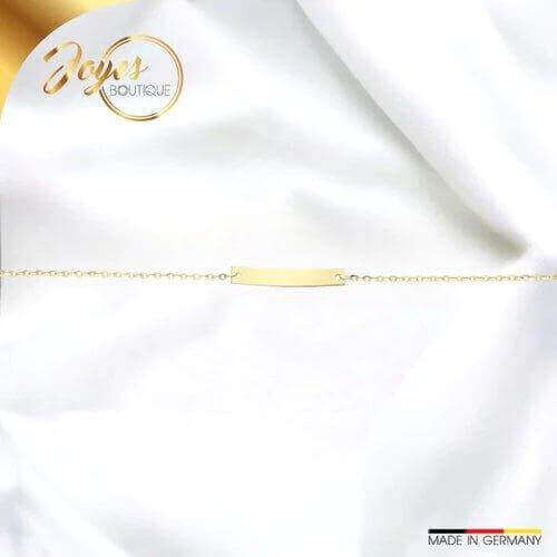 Goldarmband herren Ankerkette Diamantiert 585 - 14 Kt kaufen - Joyes Boutique