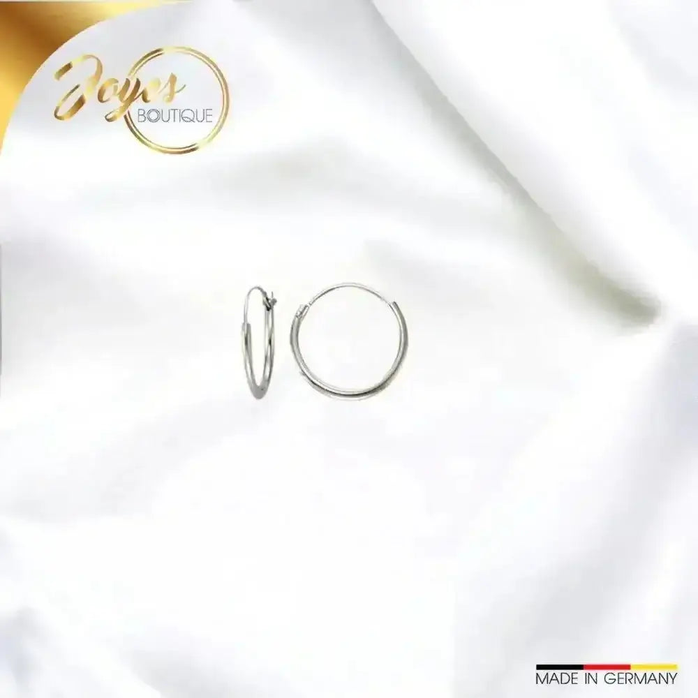 Warum stinken Creolen Ohrstecker in Weißgold - Joyes Boutique