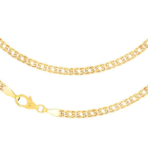 JB Edle Goldkette Panzerkette 585 14 K Gold 3,9 mm Made in Germany
