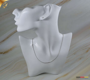 JB Collier Ankerkette 2,0 mm 585 Weißgold Damen Herren