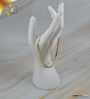 JB Collier Herringbonekette 375 Gelbgold 9 Kt 3,8 mm