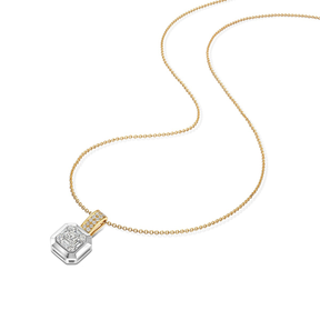 JB Collier Ankerkette 16 Brill 0,13 ct. VS G 5 Dia (SC) 0,20 ct. VS G 45 cm