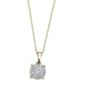 JB Ankerkette 585 14 Karat Gelb 28 Brillanten 0,40ct. 45 cm