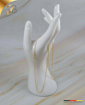 JB Edle Collier Ankerkette rund 585 14 Karat Gold 1,5 mm 36 - 90 cm