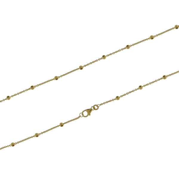 JB Edles Damen Goldarmband Anker Rund 333 - 8 K Gold 19 cm