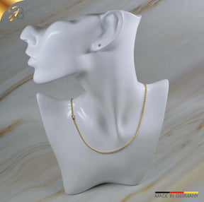 JB Edle Goldkette Ankerkette 585 14 Kt Gold 2,4 mm lang