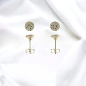 JB 1 Paar Ohrstecker 925 - Silber Rhodiniert 1,1 g