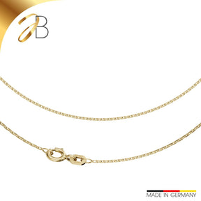 JB Collier Ankerkette 1,15 mm 925 Silber Gelb Vergoldet