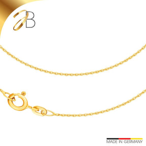 JB Collier Ankerkette Diamantiert 1,3 mm 333 Gelbgold 34 - 60 cm