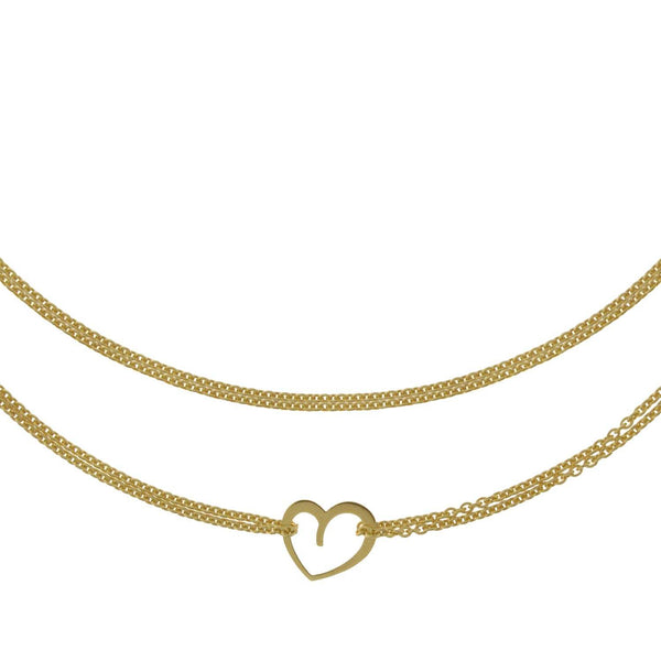 JB Collier Goldkette Ankerkette Rund 375 Gelbgold 9 Karat