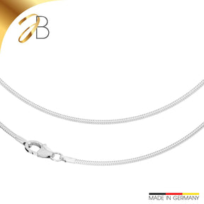 JB Collier Silberkette Schlangenkette 1,2 mm Sterlingsilber 925
