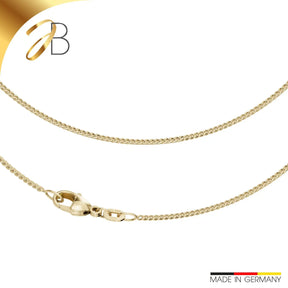 JB Edle Goldkette Panzerkette 585 - 14 K Gold 1,4 mm 42 cm