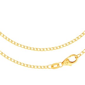 JB Edle Goldkette Panzerkette 585 - 14 K Gold 1,6 mm 36 cm