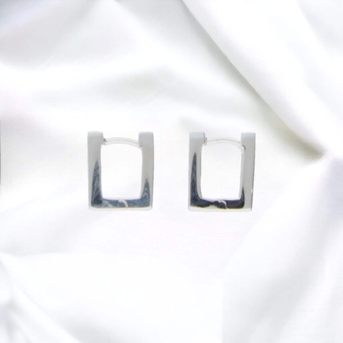 JB Edle Ohrschmuck Creole 925 - Silber 10,0 mm 3,5 g