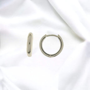 JB Edle Ohrschmuck Creole 925 - Silber 2,2 mm 12,1 mm