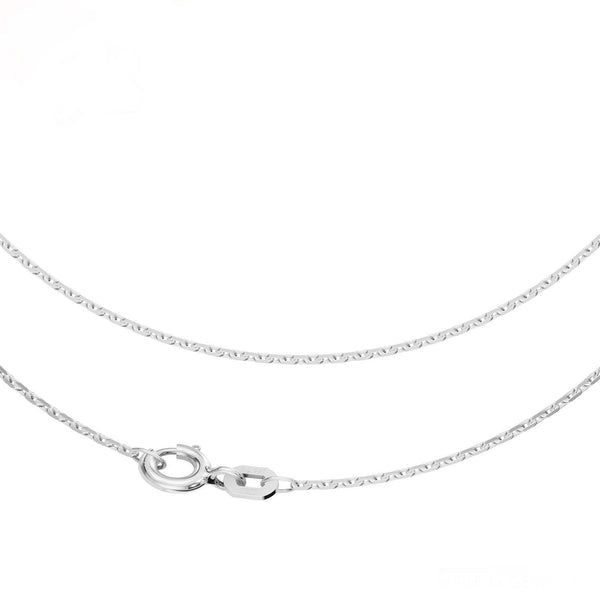 JB Silberkette Ankerkette Diamantiert 1,3 mm 925 Sterling Silber