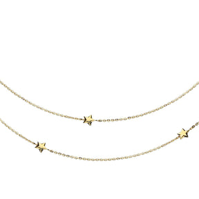 JB Collier Goldkette Ankerkette Diamantiert 375 Gelbgold 9 Kt