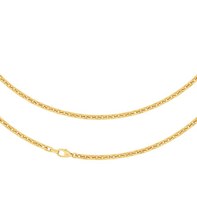 JB Edle Goldkette Ankerkette 585 - 14 K Gold 3,8 mm 45 cm -   18395166-60
