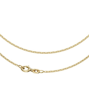 Ankerkette Diamantiert 1,3 MM 925er Silber vergoldet 18411620