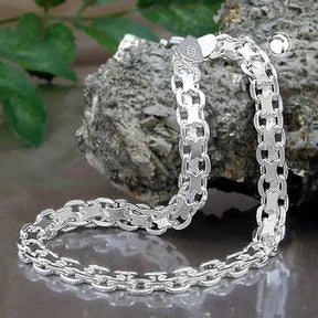 Armband 4,6mm Bismarckkette Silber 925
