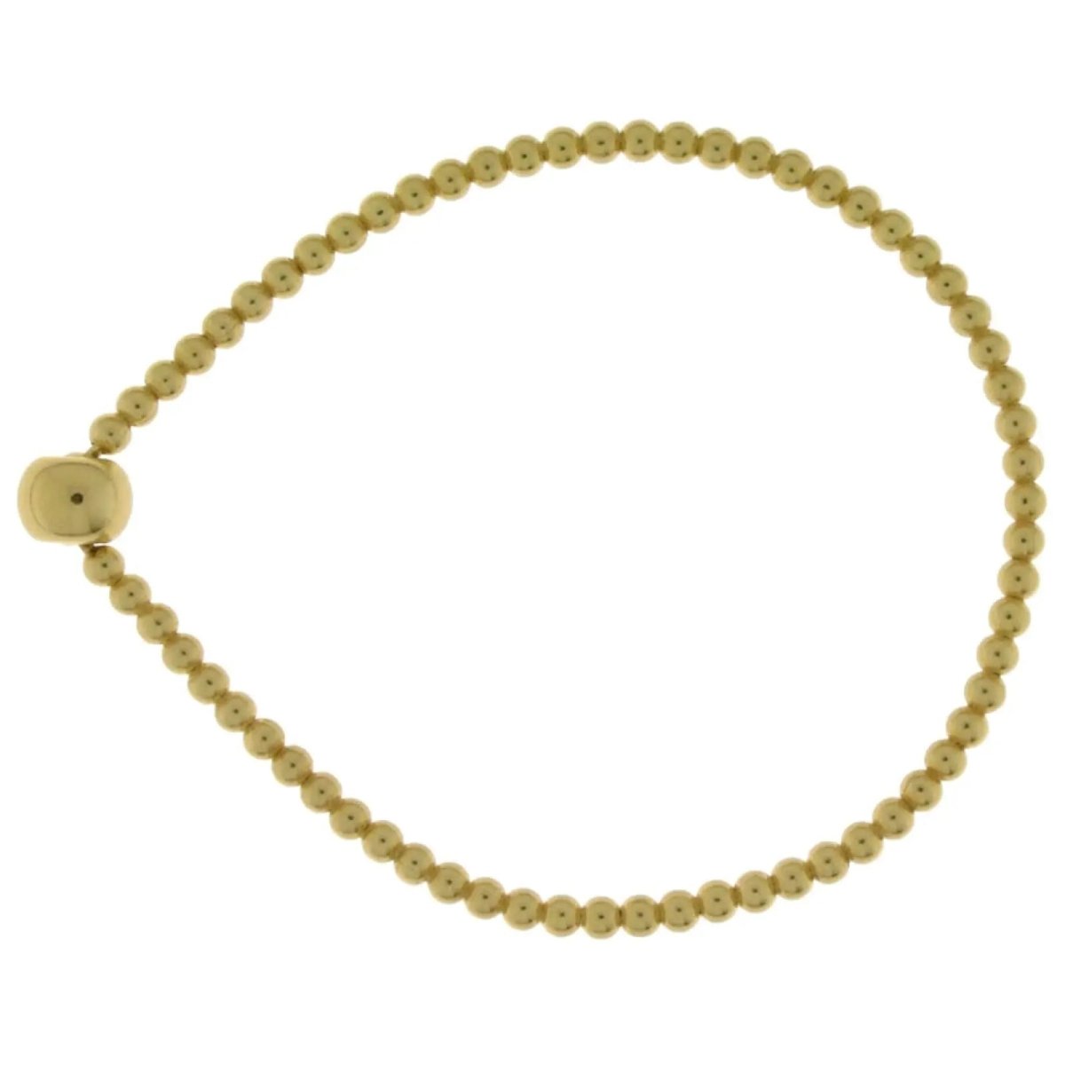 JB Armreif Flexible Kugelkette Gelbgold 585 - 14 Kt 54 mm