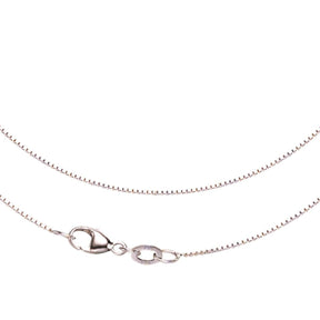 JB Collier Ankerkette 0,7 mm 750 Weißgold Damen Herren