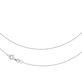 JB Collier Ankerkette 0,8 mm 750 Weißgold Elegantes Design