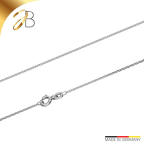 JB Collier Ankerkette 1,15 mm 750 Weißgold Damen Herren