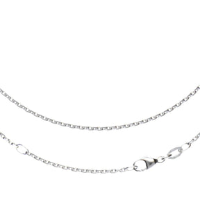 JB Collier Ankerkette 1,7 mm aus 750 Weißgold elegant hochwertig
