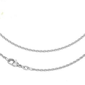 JB Collier Ankerkette 2,0 mm 750 Weißgold 36 - 60 cm