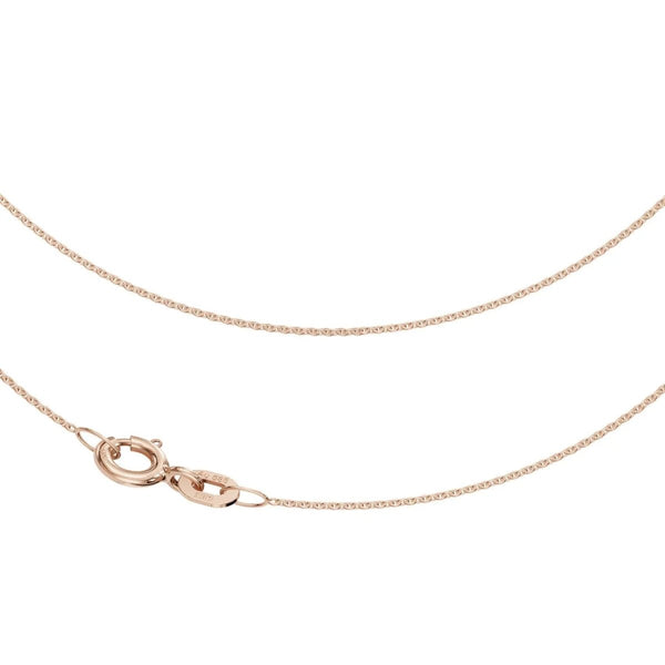 JB Collier Damen Anker rund 0,8 mm Rotgold 585 - 14 Kt 45 cm
