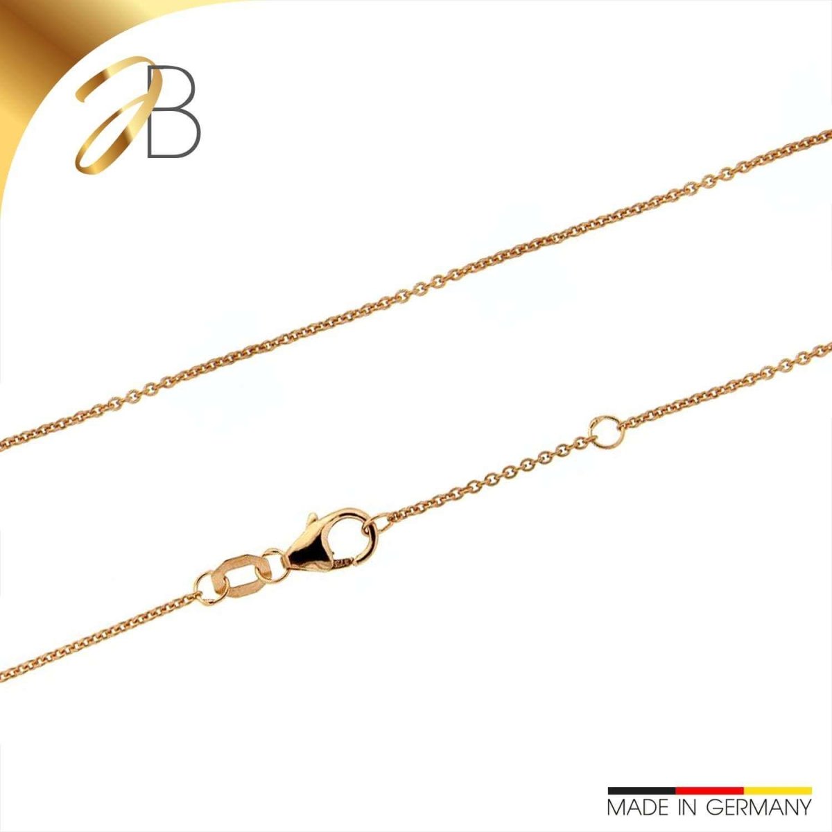 JB Collier Damen Anker Rund 1,1 mm Rotgold 585 14 Kt