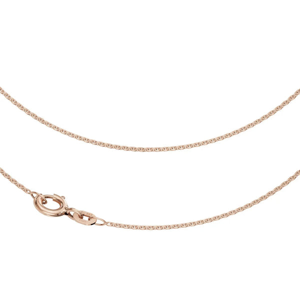 JB Collier Damen Anker rund 1,1 mm Rotgold 585 - 14 Kt 36 - 50 cm