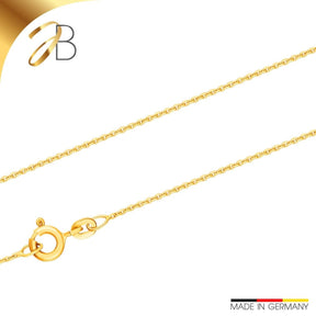 JB Collier Diamantierte Ankerkette 1,3 mm 333 Gelbgold