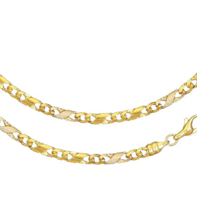 JB Collier Dollarkette 3,7 mm 750 Bicolorgold G - W 45 - 55 cm