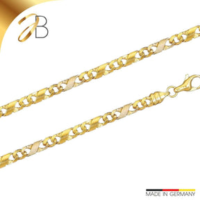 JB Collier Dollarkette 3,7 mm 750 Bicolorgold G - W exklusiv