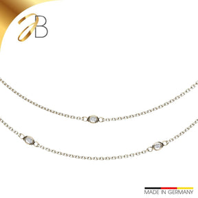 JB Collier Goldkette Ankerkette 375 Gelbgold 9 Karat exklusiv