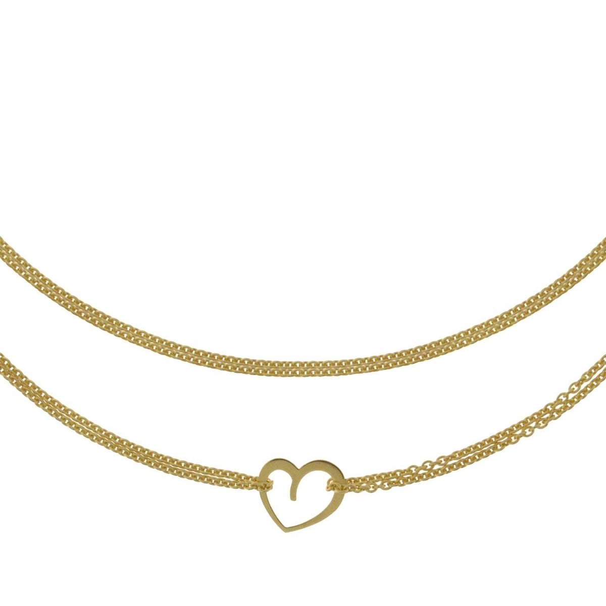 JB Collier Goldkette Ankerkette Rund 375 Gelbgold 9 Karat
