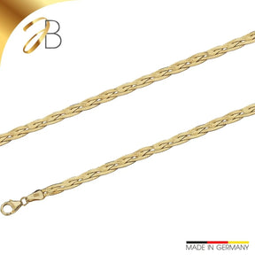 JB Collier Herringbonekette 375 Gelbgold 9 Kt 3,8 mm 45 cm