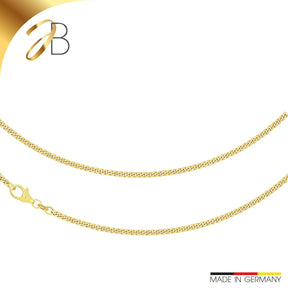 JB Collier Panzerkette 2,4 mm 750 Gelbgold 36 - 60 cm