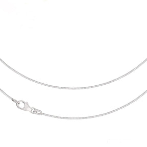 JB Collier Tondakette 0,8 mm aus 750 Weißgold elegant