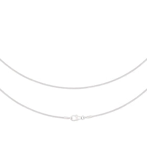 JB Collier Tondakette 1,0 mm 585 Weißgold Elegante Kette