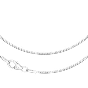 JB Collier Tondakette 1,2 mm 750 Weißgold 36 - 60 cm