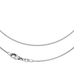 JB Collier Veneziakette 0,9 mm 750 Weißgold 36 - 60 cm