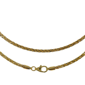 JB Collier Zopfkette 2,7 mm 750 Bicolorgold G - W 42 - 45 cm